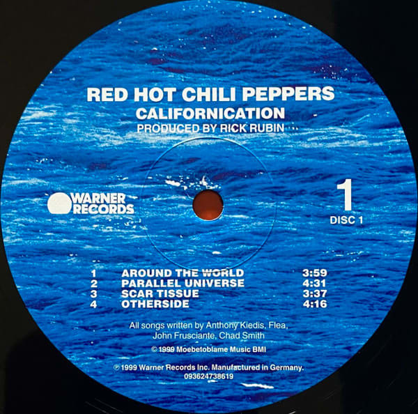 Red Hot Chili Peppers Californication Vinilo3