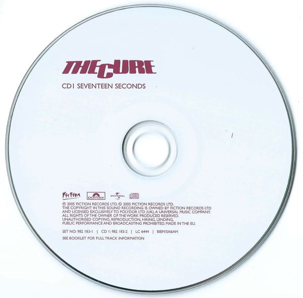 The Cure Seventeen Seconds Cd3