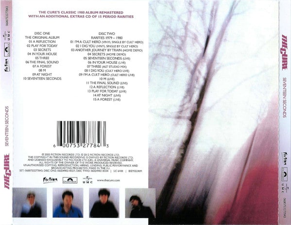 The Cure Seventeen Seconds Cd2