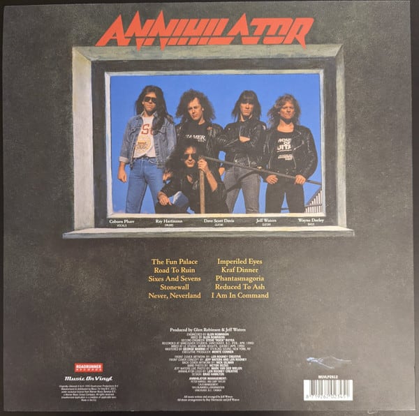 Annihilator Never, Neverland Vinilo2