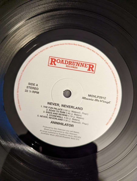 Annihilator Never, Neverland Vinilo3