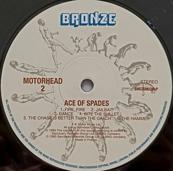 Motörhead Ace Of Spades Vinilo4