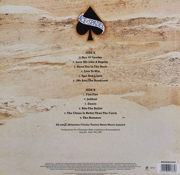 Motörhead Ace Of Spades Vinilo2