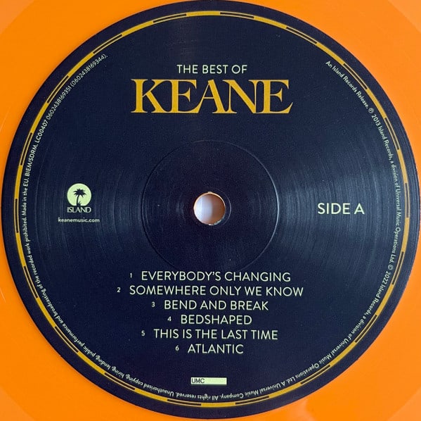 Keane The Best Of Keane Nuevo Y Sellado Vinilo3