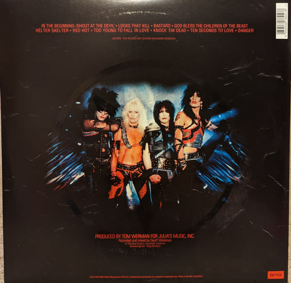 Motley Crüe Shout At The Devil Vinilo3