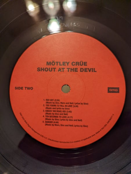 Motley Crüe Shout At The Devil Vinilo5