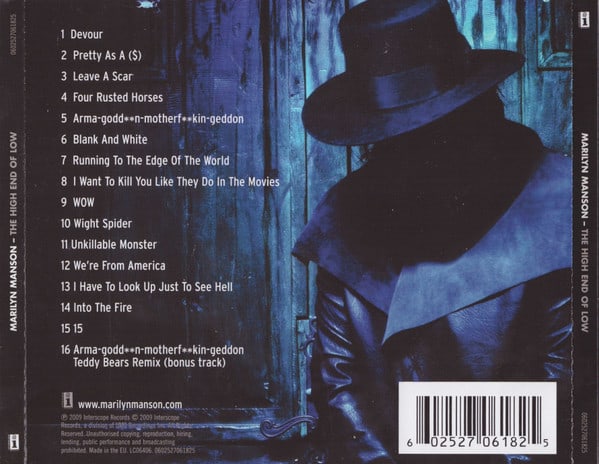 Marilyn Manson The High End of Low Cd2