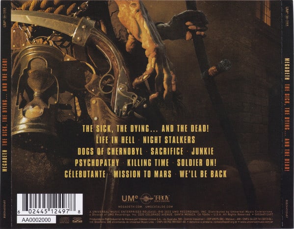 Megadeth The Sick, The Dying… And The Dead! Cd2