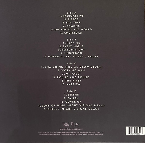 Imagine Dragons Night Visions Vinilo3