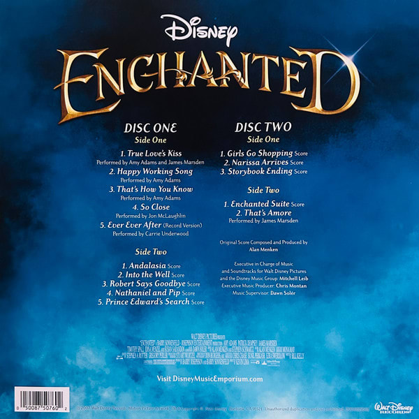 Enchanted (Original Motion Picture Soundtrack) Vinilo2