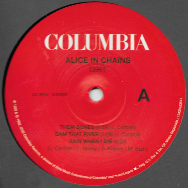 Alice In Chains Dirt Vinilo3
