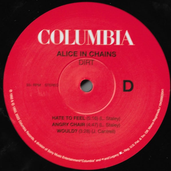 Alice In Chains Dirt Vinilo6