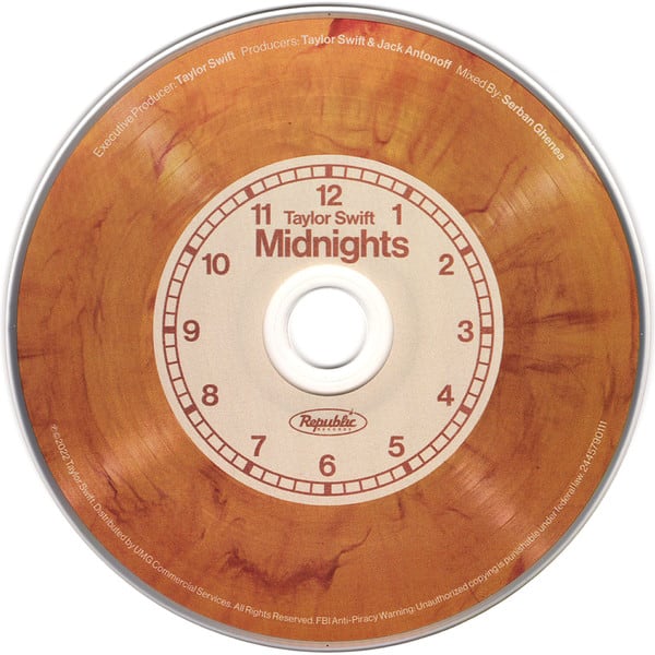 Cd Taylor Swift Midnights3