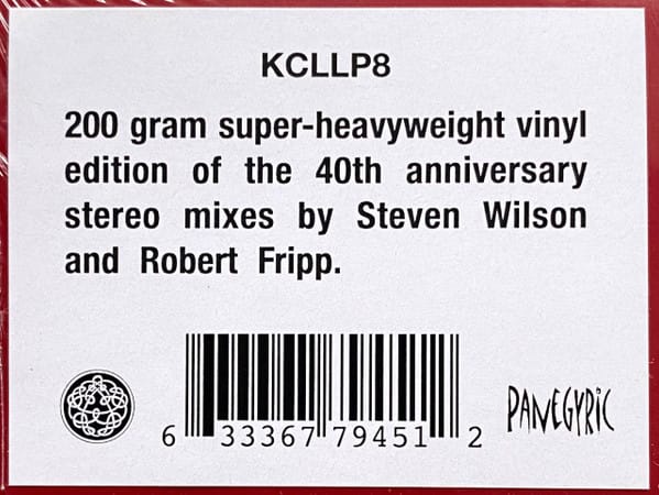 King Crimson Discipline Nuevo Sellado Vinilo3