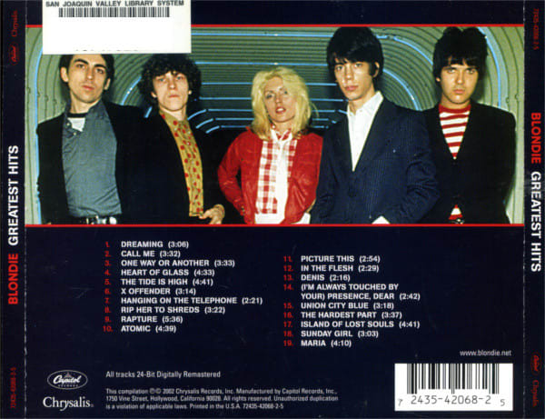 Blondie Greatest Hits Cd2