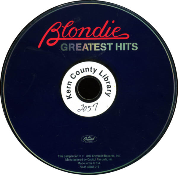 Blondie Greatest Hits Cd3