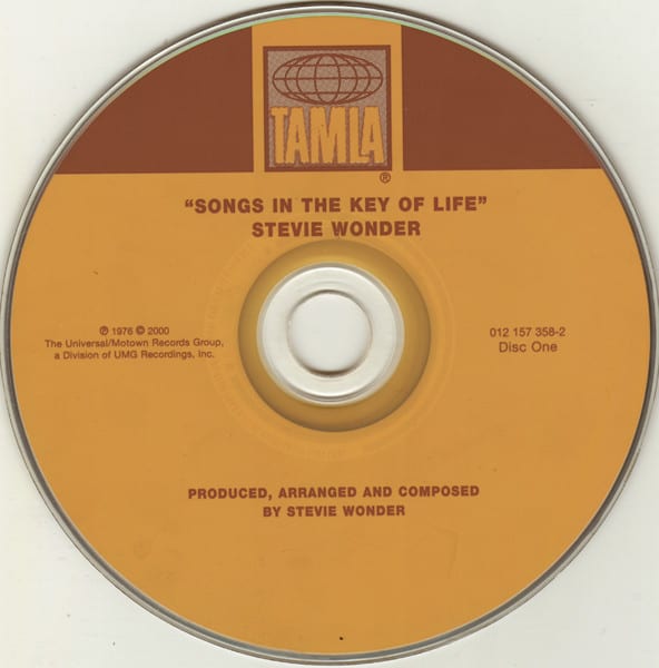 Stevie Wonder Songs In The Key Of Life Cd3