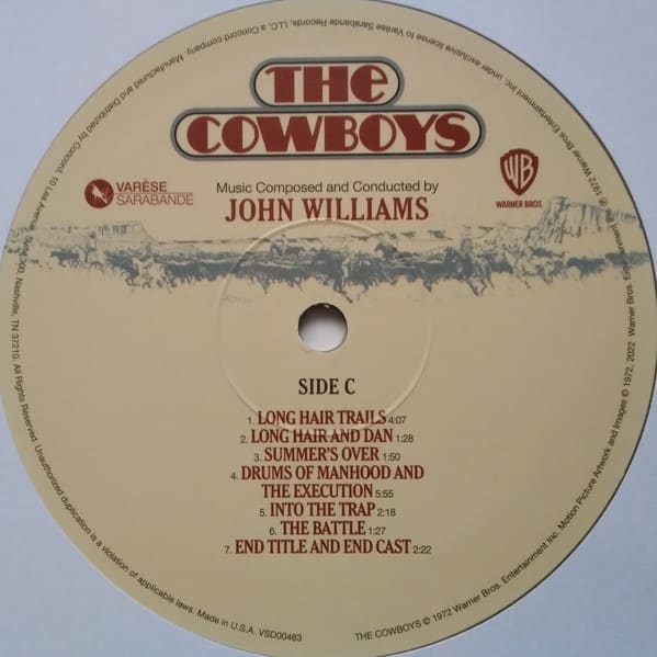 John Williams The Cowboys (OST) Vinilo5