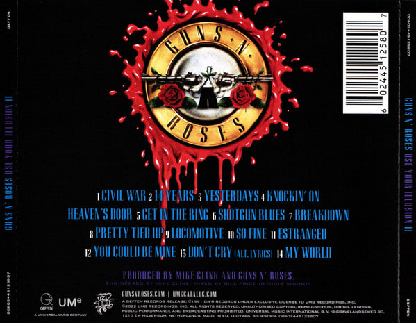 Guns N' Roses Use Your Illusion II Cd2