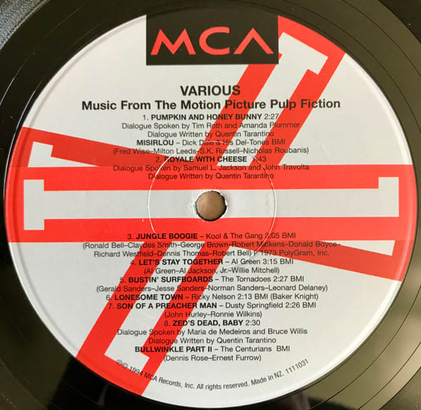 Pulp Fiction Music From The Motion Picture Vinilo3