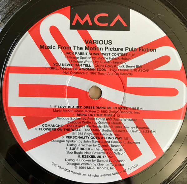 Pulp Fiction Music From The Motion Picture Vinilo4