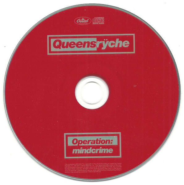 Queensrÿche Operation: Mindcrime Cd3