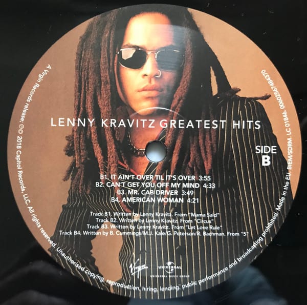 Lenny Kravitz Greatest Hits 2 Lp Vinilo4