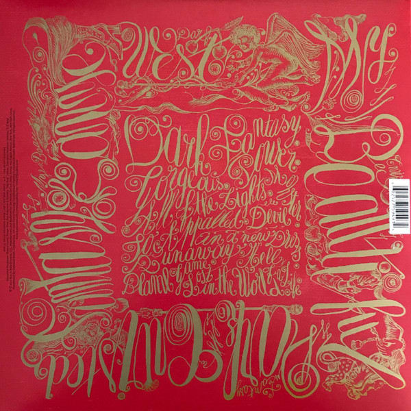 Kanye West My Beautiful Dark Twisted Fantasy Nuevo Vinilo2