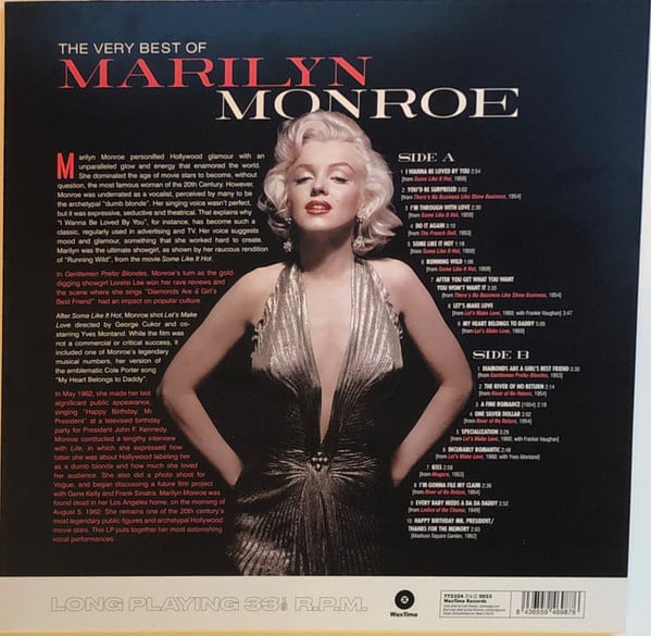 Marilyn Monroe The Very Best Of Marilyn Monroe Vinilo2