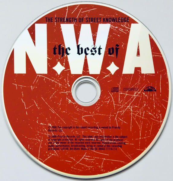 N.W.A. THE BEST OF N.W.A Cd3