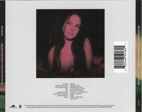 Lana Del Rey Did you know that there's a tunnel under Ocean Blvd Cd2