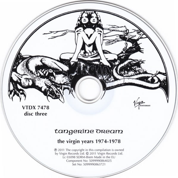 Tangerine Dream The Virgin Years: 1974-1978 Cd3