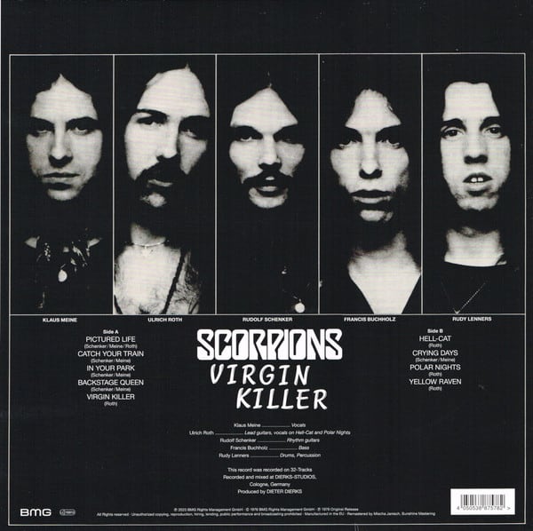Scorpions Virgin Killer Vinilo3