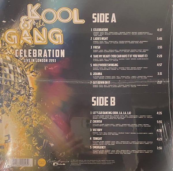 Kool & The Gang Celebration Nuevo Y Sellado Vinilo2