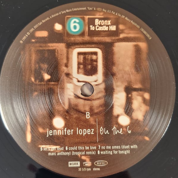 Jennifer Lopez On The 6 Vinilo4