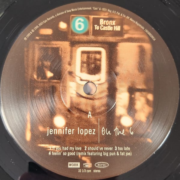 Jennifer Lopez On The 6 Vinilo3