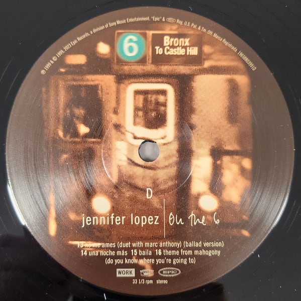 Jennifer Lopez On The 6 Vinilo6