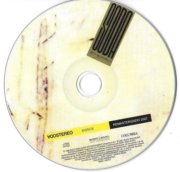 Soda Stereo Signos cd3