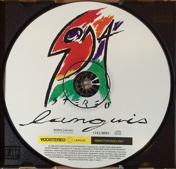 Soda Stereo Languis CD3