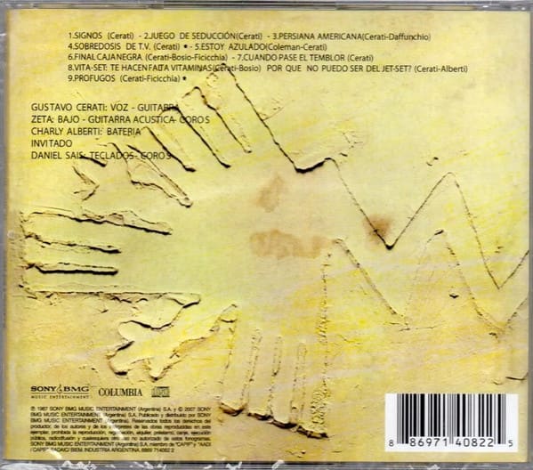 Soda Stereo Ruido Blanco - En Vivo CD2