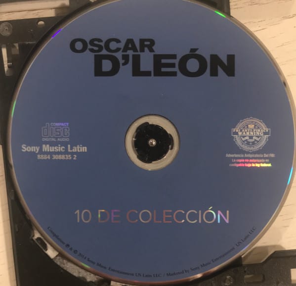 Oscar D´leon 10 De Coleccion CD3