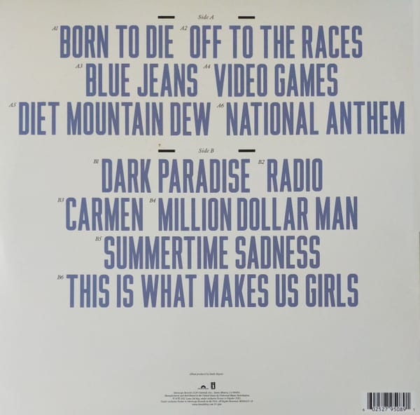 DEL REY,LANA BORN TO DIE Vinilo2