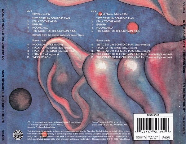 King Crimson In The Court Of The Crimson King (An Observation By King Crimson) Cd2