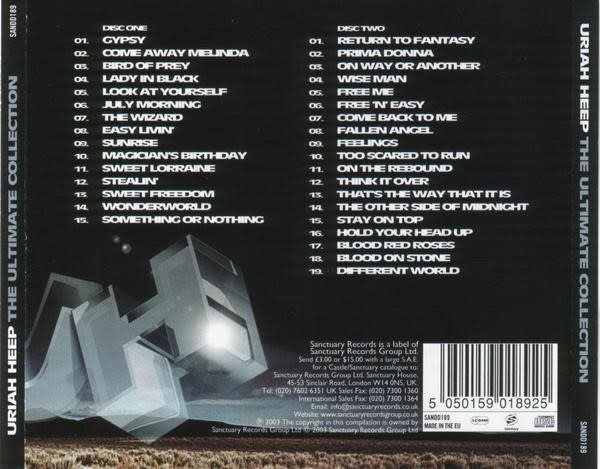Uriah Heep The Ultimate Collection Cd2