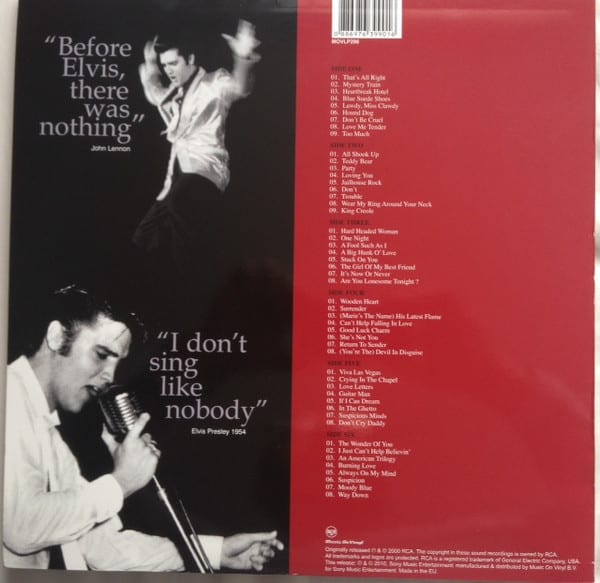 Elvis Presley The 50 Greatest Hits Vinilo2