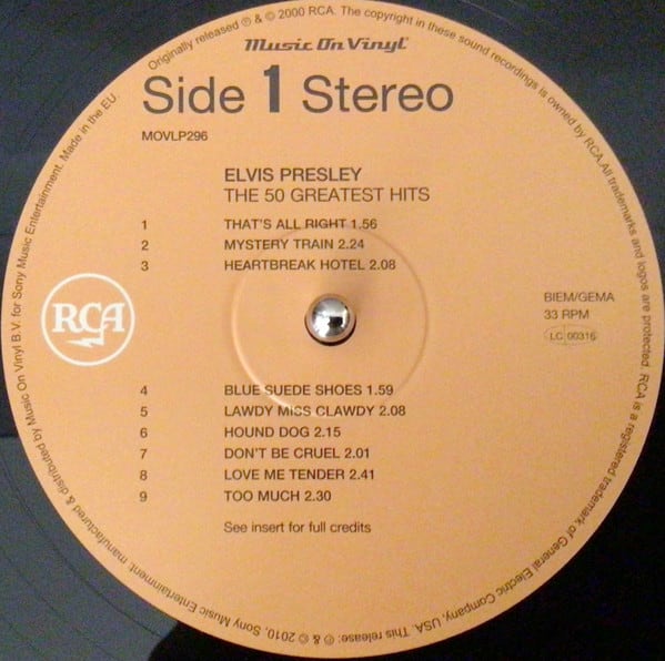 Elvis Presley The 50 Greatest Hits Vinilo3