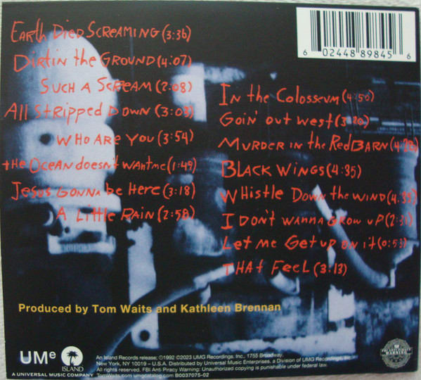 Tom Waits Bone Machine Cd2