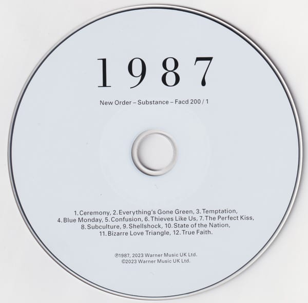 New Order Substance Nuevo Y Sellado cd4