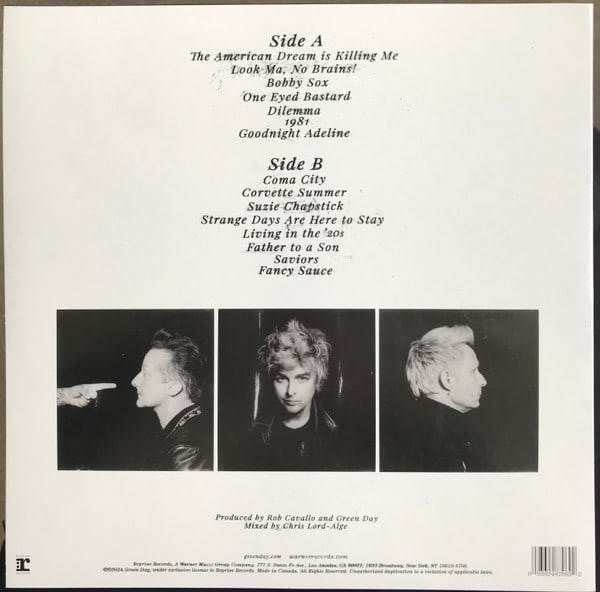 Green Day Saviors Vinilo2
