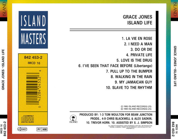 Grace Jones Island Life Cd3